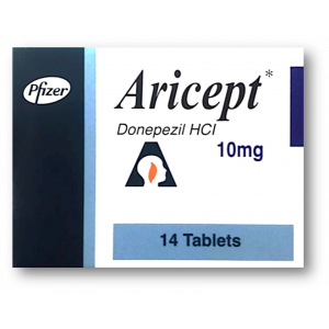 ARICEPT 10 MG ( DONEPEZIL ) 14 FILM-COATED TABLETS